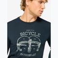 Pánské tričko Longsleeve super.natural Bike Enthusiast blueberry/various 3