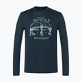 Pánské tričko Longsleeve super.natural Bike Enthusiast blueberry/various 4