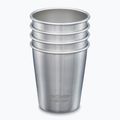 Cestovní hrnky Klean Kanteen Pint Cup 4 kusy brushed stainless