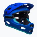 Cyklistická přilba Bell Full Face Super 3R MIPS matte blue bright/blue