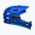 Cyklistická přilba Bell Full Face Super 3R MIPS matte blue bright/blue 2