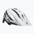 Cyklistická přilba Bell Sixer Integrated MIPS fasthouse stripes matte white/black