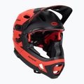 Cyklistická helma Bell FF Super DH MIPS Spherical fasthouse matte gloss red/black 8