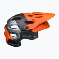 Cyklistická přilba Bell Full Face Super 3R MIPS matte orange/black 3