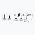 Pumpa na kolo  Blackburn Airstick Anyvalve HV 160psi dark grey 2