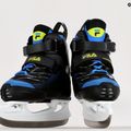 Dětské brusle FILA X-One blue/lime 10