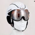 Lyžařská helma CASCO SP-2 Visier bílá 07.3707 16