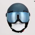 Lyžařská helma Alpina Arber Visor Q Lite petrol/green matt 15