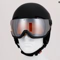 Lyžařská helma Alpina Arber Visor Q Lite black matte 10
