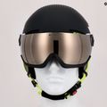 Dětské lyžařské helmy Alpina Zupo Visor Q-Lite charcoal/neon matt 14