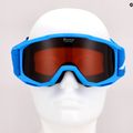 Dětské lyžařské brýle Alpina Piney blue matt/orange 9
