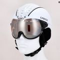 Lyžařská přilba CASCO SP-2 Carbonic Visor bílá 07.3737 11