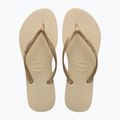 Dámské žabky Havaianas Slim sand grey / light golden 10