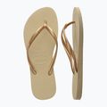 Dámské žabky Havaianas Slim sand grey / light golden 11