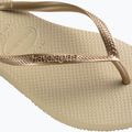 Dámské žabky Havaianas Slim sand grey / light golden 12