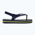 Havaianas Baby Brasil Logo II navy blue / citrus yelloew dětské sandály 2