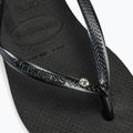 Dámské žabky Havaianas Slim Crystal Sw II black 7