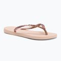 Dámské žabky Havaianas Slim Glitter II ballet rose / golden blush