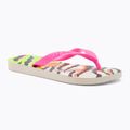 Dámské žabky Havaianas Top Animals beige H4132920