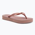 Dámské žabky Havaianas Slim Platform crocus rose