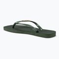 Dámské žabky Havaianas Square Logo Metallic green olive 3