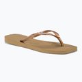 Dámské žabky Havaianas Square Logo Metallic rose gold / rose gold