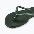 Dámské žabky Havaianas Slim Crystal Sw II olivově zelené 8