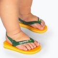 Havaianas Baby Brasil Logo II sandály pop yellow / amazon 4