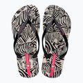 Dámské žabky Ipanema Animal Print VI beige/black/pink 2