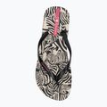Dámské žabky Ipanema Animal Print VI beige/black/pink 5
