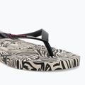 Dámské žabky Ipanema Animal Print VI beige/black/pink 7