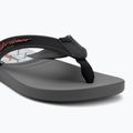 Pánské žabky RIDER Impulse Graphic dark grey/black/red 7