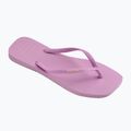 Dámské žabky Havaianas Square Logo Pop Up fresh lavender 8