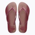Dámské žabky Havaianas Slim Gloss amaranth 3