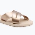Dámské nazouváky Havaianas Aqua Metallic beige 7