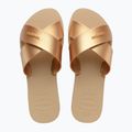 Dámské nazouváky Havaianas Aqua Metallic golden 10