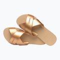 Dámské nazouváky Havaianas Aqua Metallic golden 12