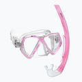 Dětská šnorchlovací sada  Mares Combo Zephir Junior pink/clear
