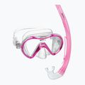 Dětská šnorchlovací sada  Mares Combo Seahorse pink/clear