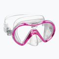 Dětská šnorchlovací sada  Mares Combo Seahorse pink/clear 2