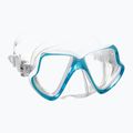Šnorchlovací sada Mares Wahoo aqua/white/clear 2