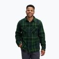 Pánská trekingová košile Black Diamond Project Heavy Flannel palm green/anthracite plaid