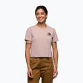 Dámské tričko Black Diamond Faded Crop pale mauve