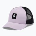 Kšiltovka Black Diamond Trucker soft lilac/black/black icon patch