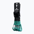 Sada lezeckých expresů Black Diamond Hotforge Hybrid Quickpack Set 6 pcs. 12 cm clean green