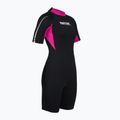 Dámský plavecký neopren SEAC Shorts Relax 2.2 mm black/pink