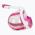 Plně obličejová šnorchlovací maska SEAC Magica white/pink 3