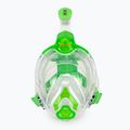 Dětská celoobličejová maska na šnorchlování SEAC Libera lime transparent/lime 2