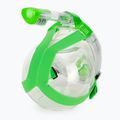 Dětská celoobličejová maska na šnorchlování SEAC Libera lime transparent/lime 4