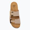Dámské pantofle Scholl Montery 2 Straps Ad Med béžové 5
